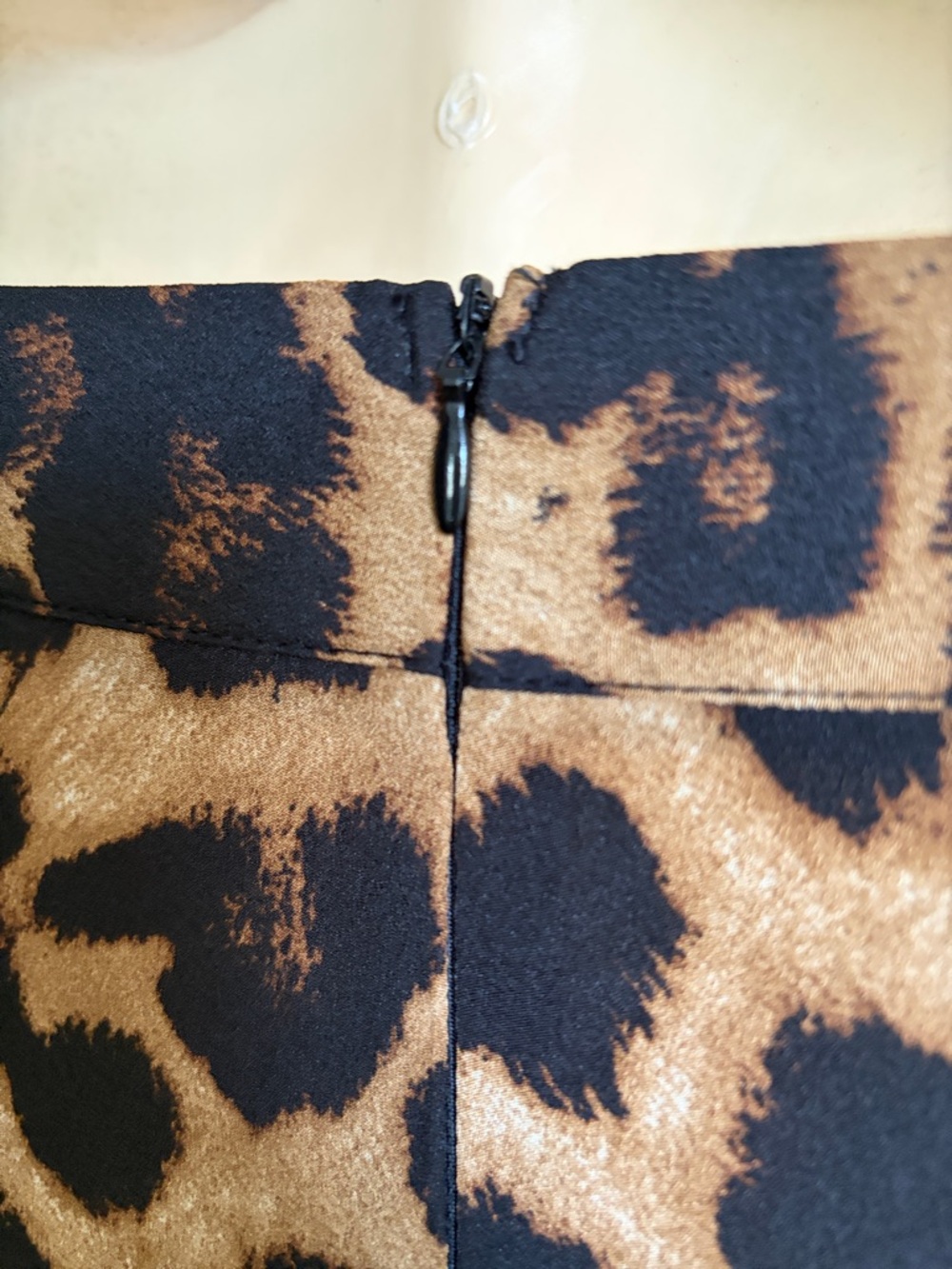 SHEIN Brown & Black Leopard Print Wide Leg Jumpsuit - Picture 7 of 8